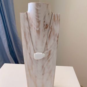 White Pendant Necklace